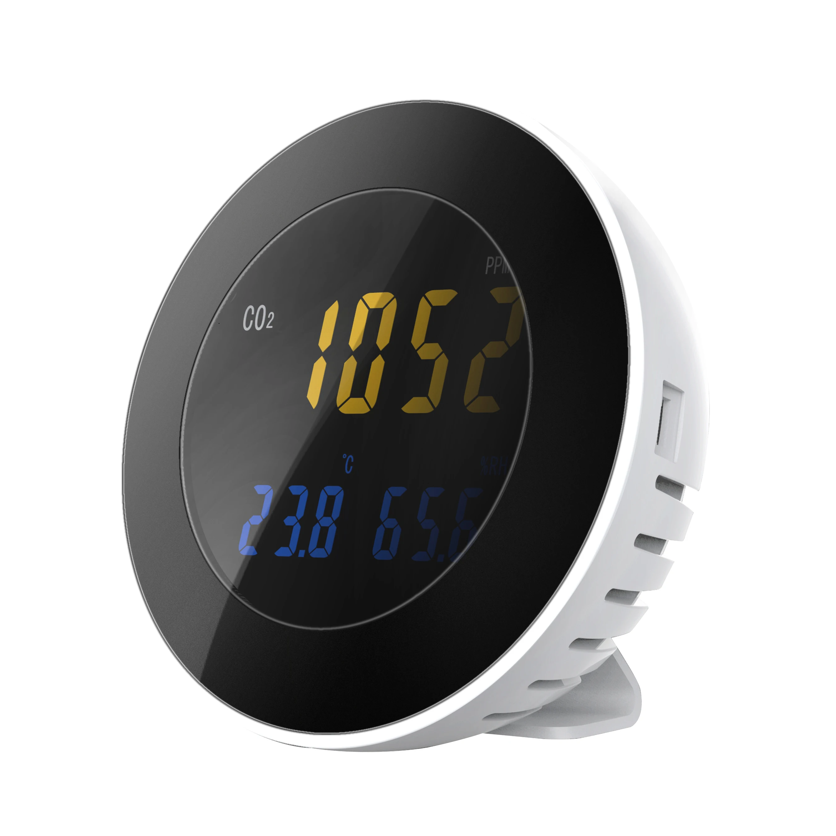 US $79.98 Ht 501 1pc New 9999ppm Carbon Dioxide Co2 Detector Plastic Air Temperature Humidity Data Logger For Daily Use