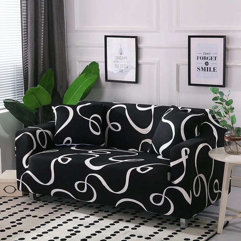 

Maronite Versatile All Edges Included Sofa Cover Full Cover Elasticity LADY'S Single Three Sofa Slipcover Fabric European Style