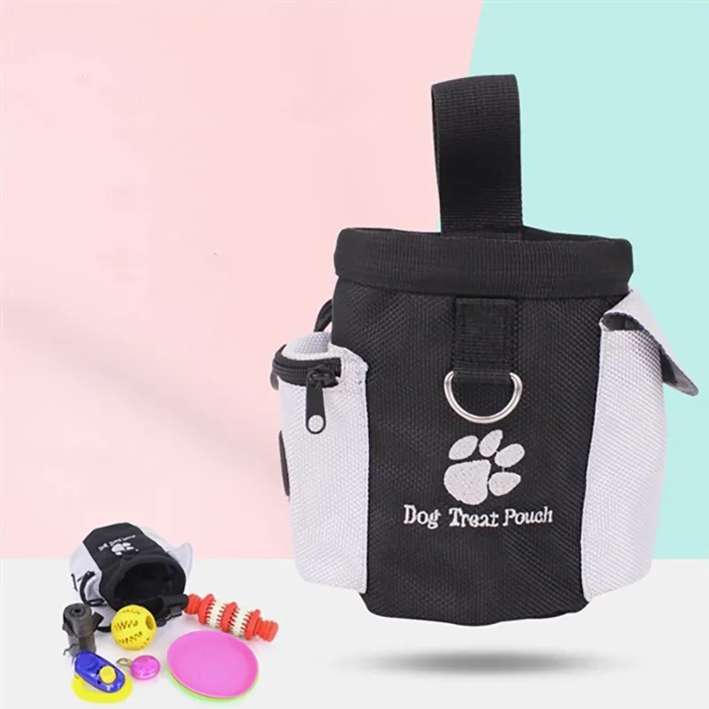 

Portable Training Dog Treat Snack Reward Waist Bag Facilitie Exercise Bite Cuff Pet Agility Equipment Protection Accessories