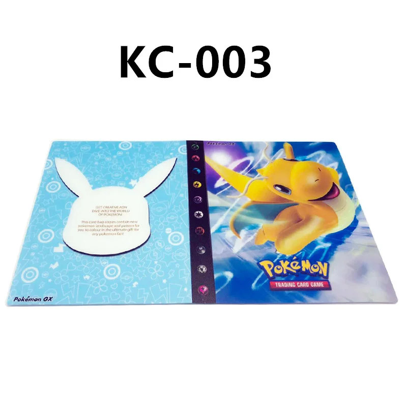 27 стилей Pokemon Cards альбом 240 шт. держатель альбом мультфильм аниме Pocket Monster игрушка Пикачу для детей подарок - Цвет: KC-003