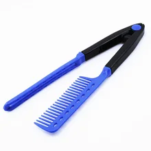 

professional combs Plastic Hair Comb Hairbrush For Girl Boy Curly Modelling V Shaped Clip On Design Professional Hairdressing