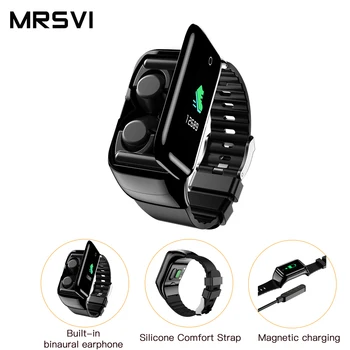 

2 in 1 Sport Smart Band M7 Smart Watch men with TWS Earphone Heart Rate Monitor Fitness TrackerWristband for Android IOS PK m1M3