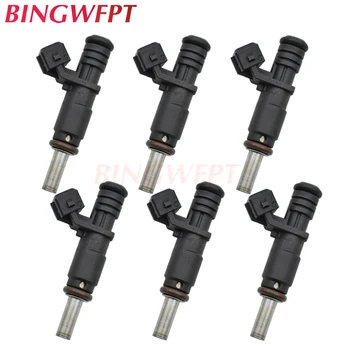 

6x Fuel Injectors Nozzle for BMW E87 E90 E91 Fuel Injection For 06-12 BMW 128i 328i X5 Z4 525i 2.0/2.5/3.0L 1353753163 7531634