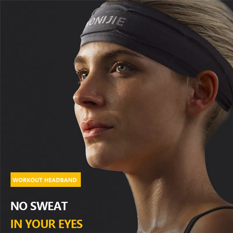 Aonijie Йога тренировочный зажим нескользящий Sweatband повязка на запястье мягкий