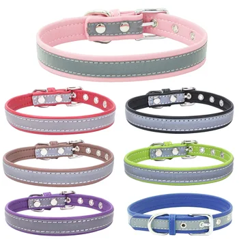 

Custom Dog Collars Leather Personalized Pet Dog Tag Collar Leash Lead For Small Medium Large Dogs Pitbull Bulldog Pugs Beagle