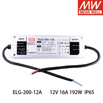 

MEAN WELL ELG-200 12V 24V 36V 42V 48V 54V 200W IP67 Metal Case Single Output Switching Power Supply A/B Type Meanwell LED Driver