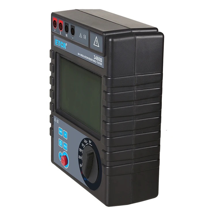 ETCR3480B 5000V, 0.1Mo~400Go, AC 0V-750V Insulation Resistance Tester
