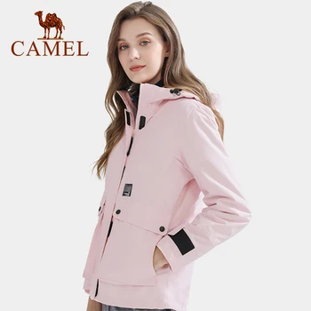 

CAMEL Outdoor Jacket Men Women Three-in-one Detachable Two-piece Tide Brand Waterproof Windproof Jackets 2020 Autumn Winter New