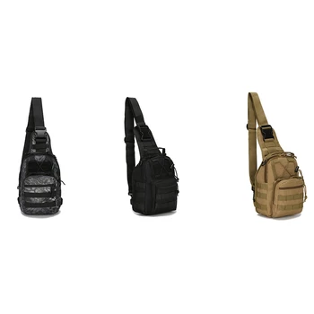 

Canvas Riding Bag Camping Bag Outdoor Sports Small Chest Bag Shoulder Diagonal Outdoor Bag Chest Bag