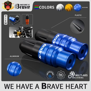 

Motorbike Accessories CNC Aluminum Exhaust Frame Slider Crash Pad Protector For GSX-S750 GSX S750 GSX-S1000 GSXS 1000