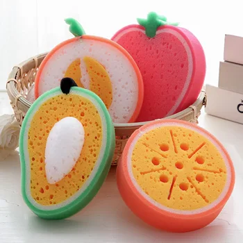 

Fruit Thickened Sponge Brush Wash Sponge for Cleaning Sponges for Dishes Durable E2S