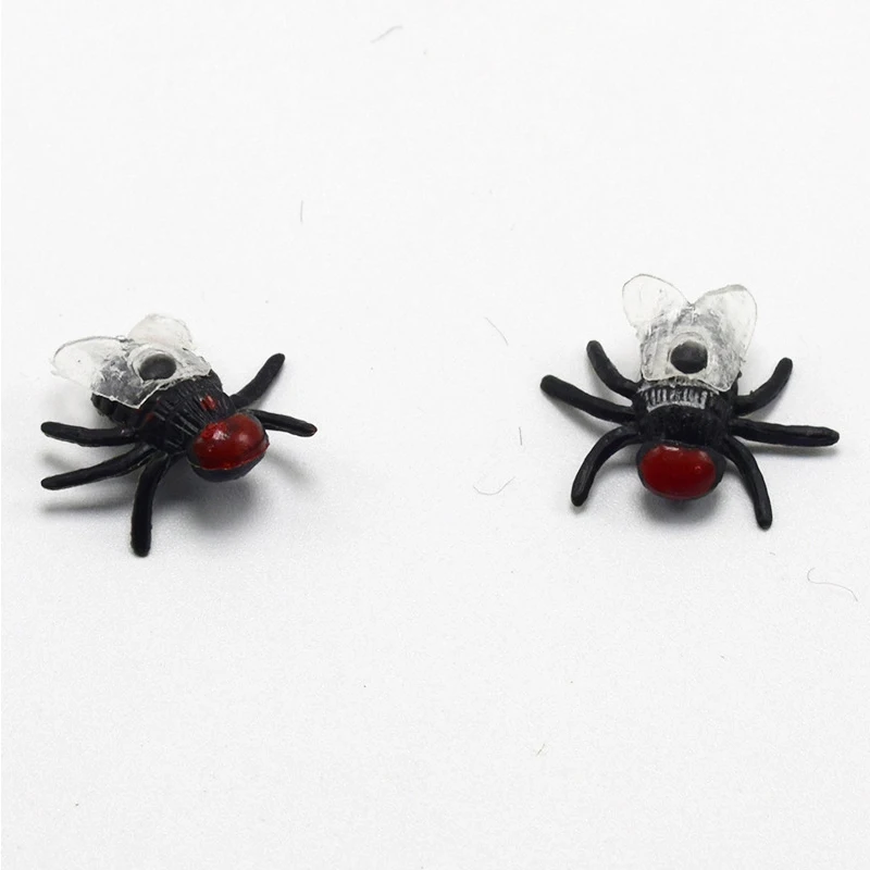 fun toy fake fly realistic insect toy scary disgusting joke April Fools Day prank props 20pc prank toys,joke toys