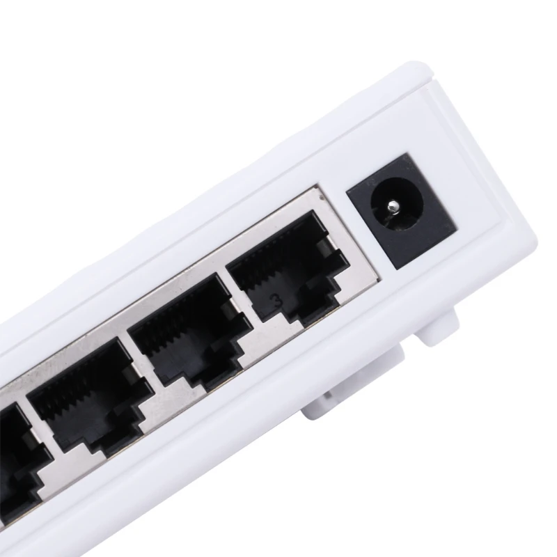 Прямая поставка 10/100 Мбит/с Ethernet 5/8 порт RJ-45 сетевой настольный коммутатор Auto-MDI/MDIX концентратор