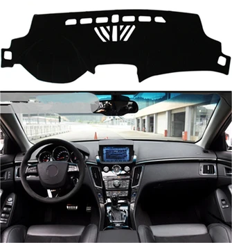 

SJ Car Inner Auto Dashboard Cover Dashmat Pad Carpet Sun Shade Dash Board Cover Fit For Cadillac CTS 2008 2009 2010 2011 2012