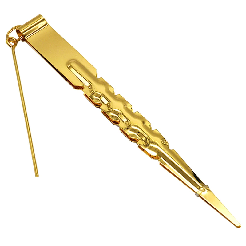 218 мм длинные металлические зажимы для кальяна угля щипцы с дыроколом