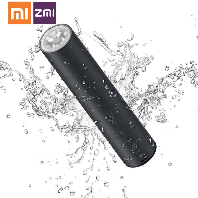 Оригинальный светодиодный фонарик Xiaomi ZMI с поддержкой USB зарядки для iphone Samsung Huawei