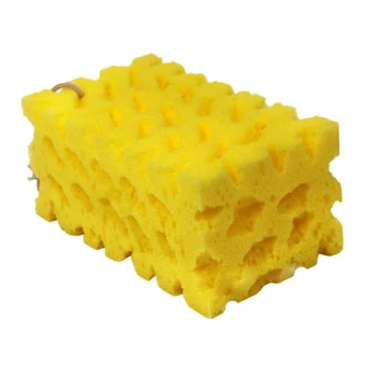 

1PC Coral Sponge Macroporous Car Washing Cleaning Sponge Block Honeycomb Yellow Car Cleaning Cloth Auto Wash Tools Accessries