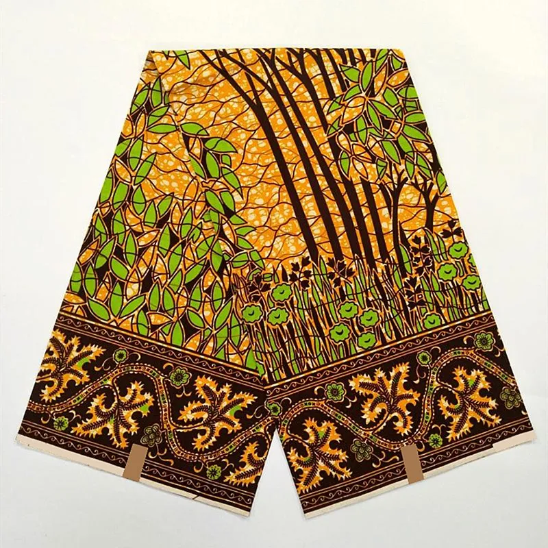 

Miss.L New arrived african wax print fabric 100% cotton high quality 6 yards/pcs for sewing dress HL19S11257
