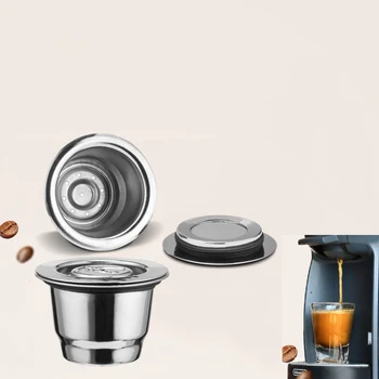 

Espresso Capsulas New Version Recargables Coffee Filter Stainless Steel Nespresso Refillable Capsule Reusable for Nespresso U