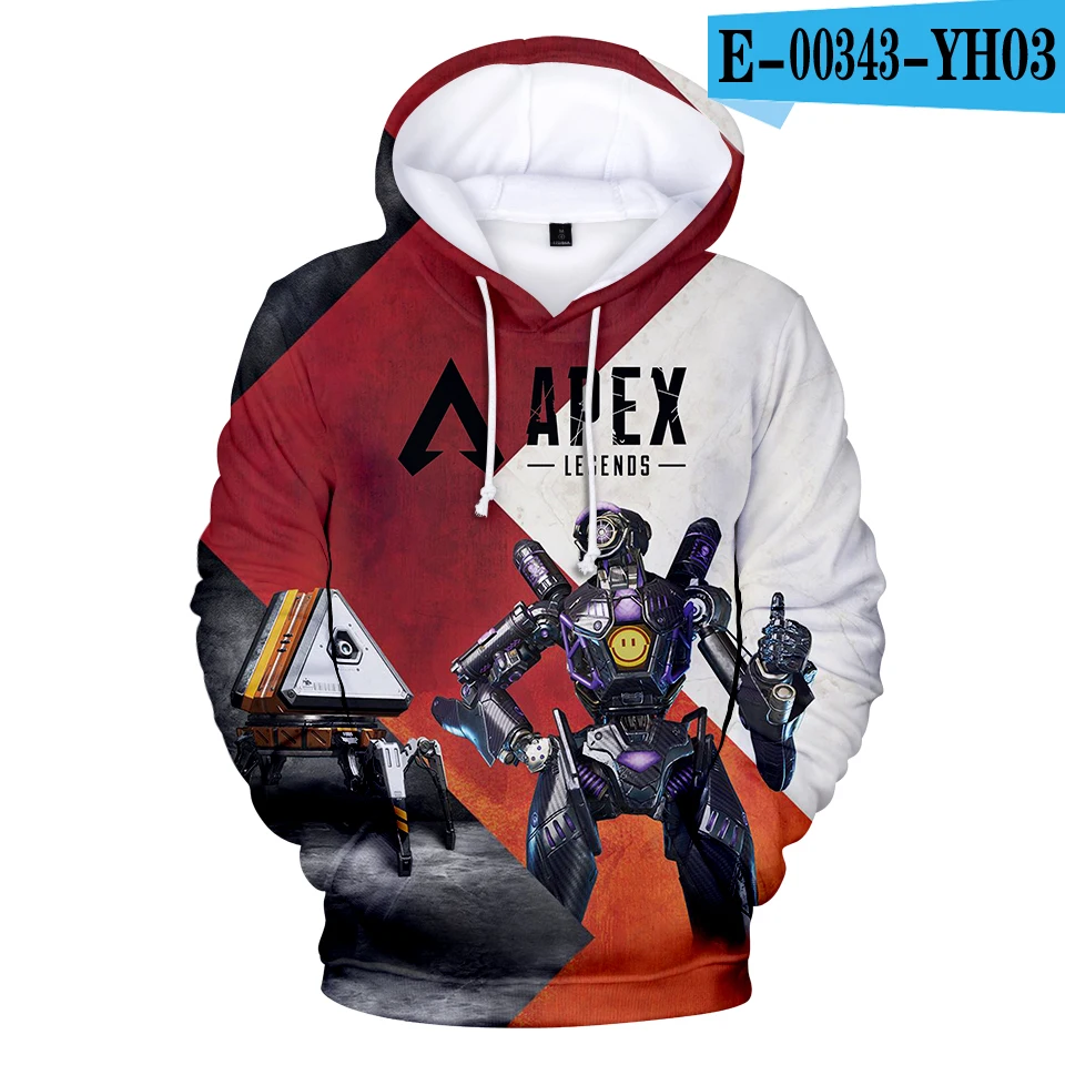 Новинка, толстовки с капюшоном Apex Legends для мужчин/мальчиков, с капюшоном, крутая игра, Apex Legends, одежда, брендовая осенне-зимняя толстовка, большие размеры - Цвет: 3D