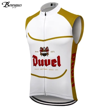 

Retro Classic Cycling Vest Duvel Beer Sleeveless Jersey cycling clothes Road Mtb Bike Clothing maillot ciclismo hombre Duvel
