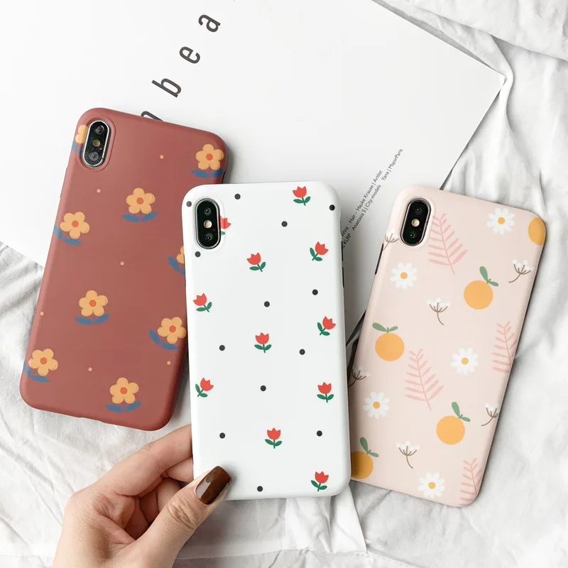 

Fashion Soft Silicone Flower Cover Case for IPhone XS Max XR X 6 6S 7 8 Plus 8 11 Pro TPU Phone Cases