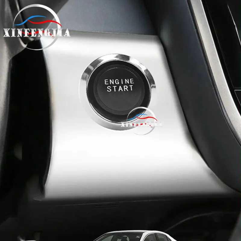 Для Toyota Camry Hybrid 18-19 Синий переключатель зажигания однокнопочный стартовый Каркас Крышка