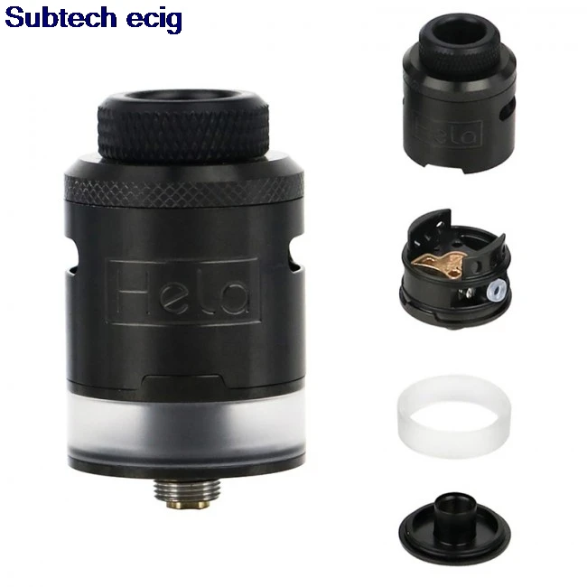  E cigarette Engeston Hela v2 200w box mod kit with RDTA RDA tank VW TCR Mod Temperature Control Vap