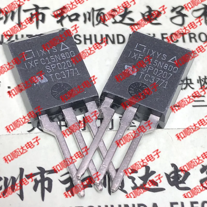 10 шт./лот IXFC15N80Q спот ISOPLUS220 800V 13A