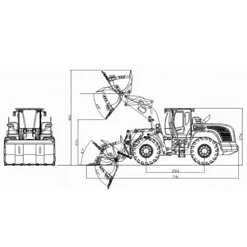 1 14 Remote Control Fluid Excavator Press Loader Model Remote Control Hydraulic Forklift Engineering Vehicle Best Birthday Gift Rc Cars Aliexpress