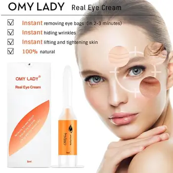 

OMY LADY EyeCream Instant Remove Eyebags Firming Eye Anti Puffiness Dark Circles Under Eye Anti Wrinkle Anti Age Eye Care