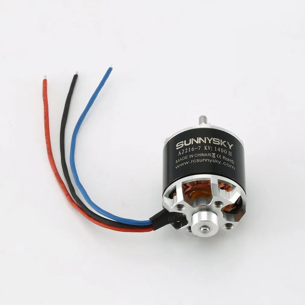 SunnySky A2216 1400KV бесщеточный двигатель высокой мощности RC Дрон двигатель для моделей RC Дрон самолет с фиксированным крылом
