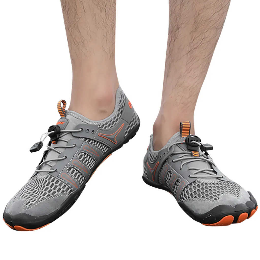 Men Barefoot Five Fingers Shoes Summer Water Shoes for Men Outdoor Lightweight Men Shoes Fitness Sports Sneakers#N
