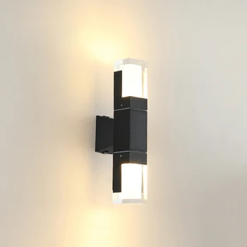 

7W 12w LED Outdoor Waterproof Walkway Front Door Garden Porch Wall Light Modern Indoor Corridor Terrace Wall Light Fixture ML12