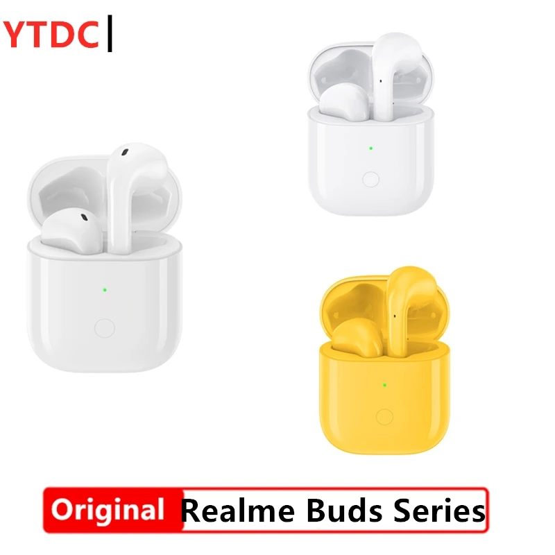 Оригинальные беспроводные наушники Oppo Realme Buds Air серии TWS Bluetooth R1 чип для телефонов