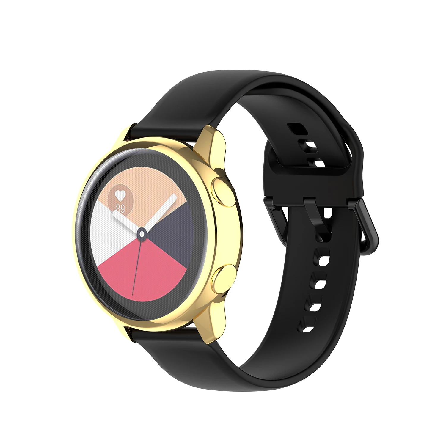 Galaxy watch Активный Чехол для samsung galaxy watch active/SM-R500 покрытие Красочный прозрачный ПК ТПУ мягкий пластиковый анти-осенний чехол