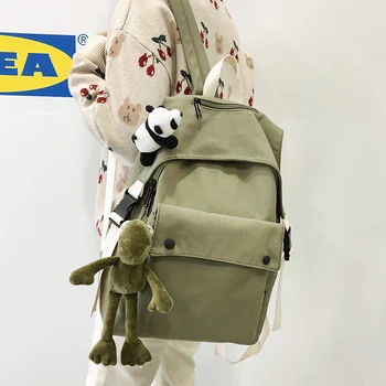 

schoolbag female Korean version of Harajuku backpack high school student backpack wild college student backpack men women bag