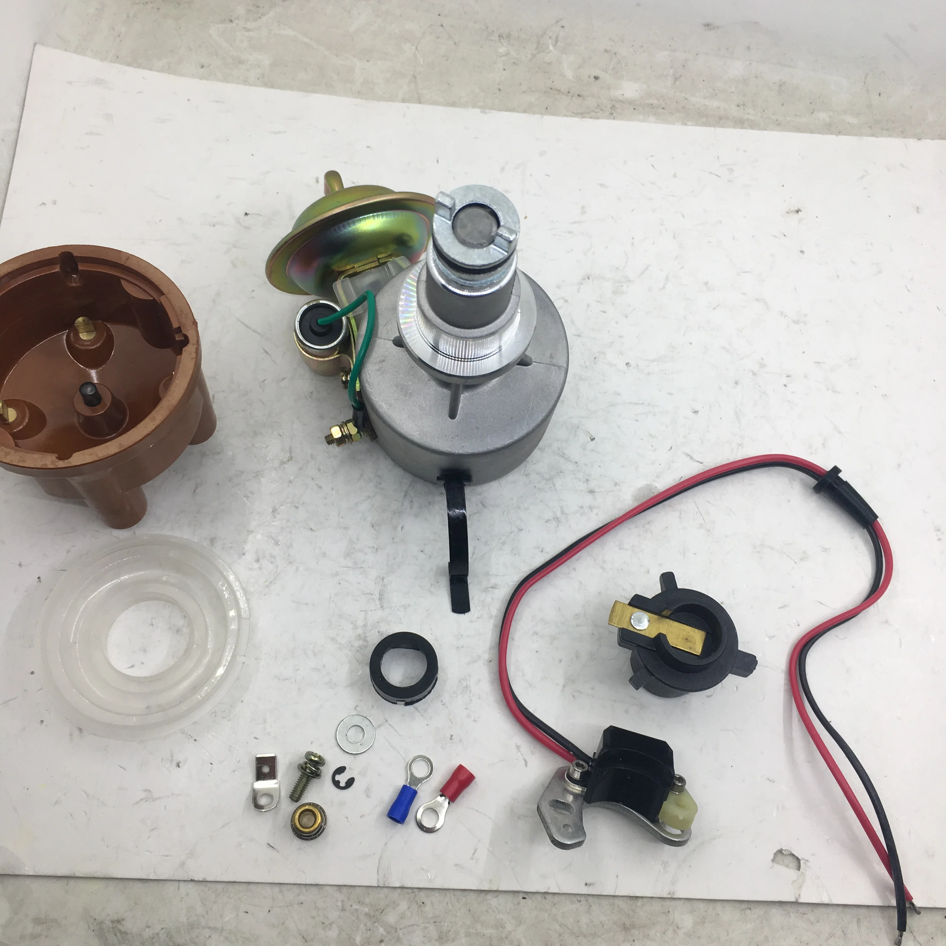 SherryBerg Distributor for RENAULT R4 R8 R10 R12 R15 Ignition 0.7-1.3L 1961-1992 Complete Point Distributor + Eelectronic Kit