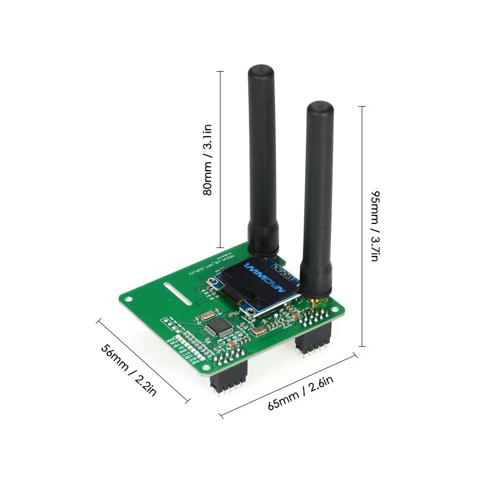 Дуплексный MMDVM модуль точки доступа Плата расширения RX TX UHF VHF поддержка P25 DMR YSF NXDN DMR с OLED и 2шт антенной