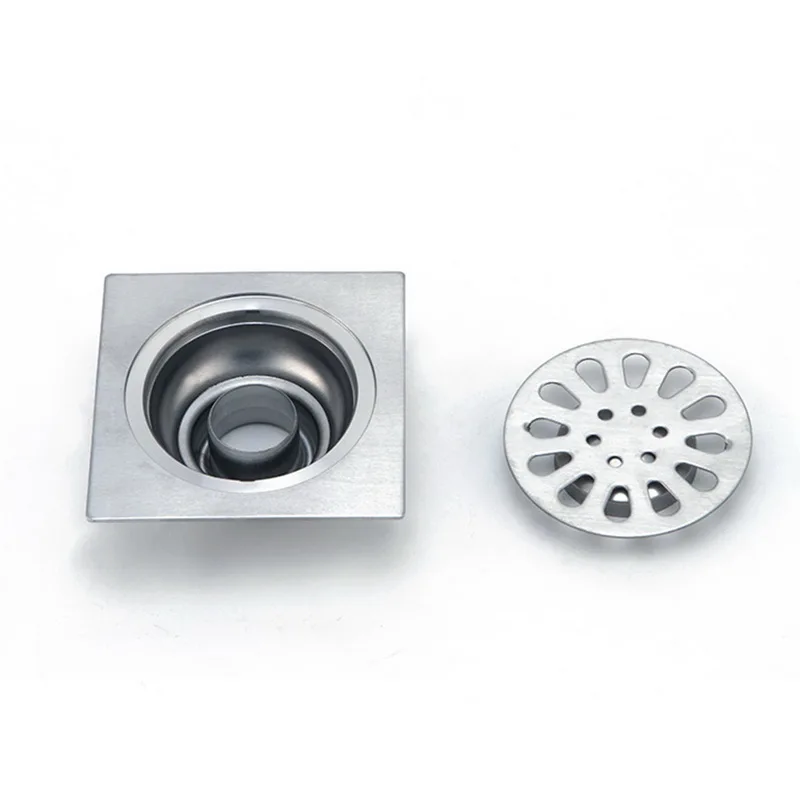 Квадратный душ Трап со съемной крышкой матовый нержавеющая сталь ванная комната поставки