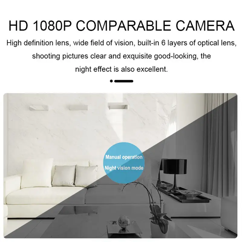 Мини Wifi мини камера Hd 1080P со смартфоном приложение и Ip ночного видения для домашней безопасности Видео камера с детектором движения и Magne
