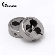 HSSE Round Dies UNF UNC UNS UNEF 0-80 1-72 2-64 3-56 4-48 5-44 6-40 8-36 10-28 12-28 Unified Fine Thread Adjustable die 1/4 5/16
