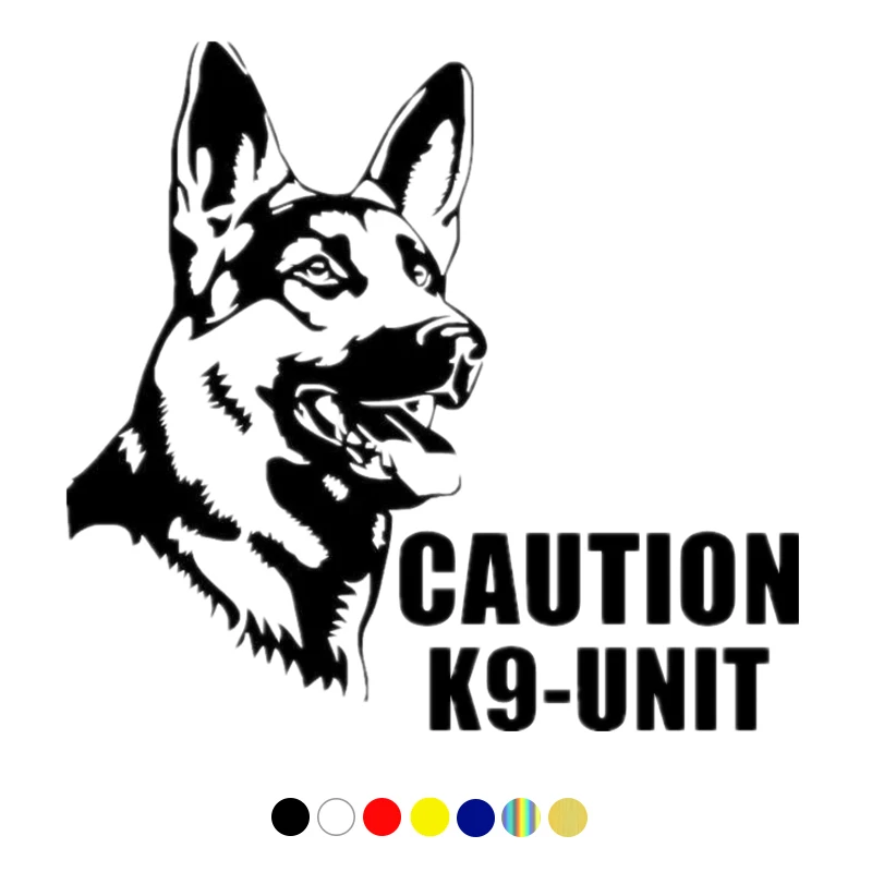 CS-10072# наклейки на авто осторожность K9 блок водонепроницаемые машину наклейка для