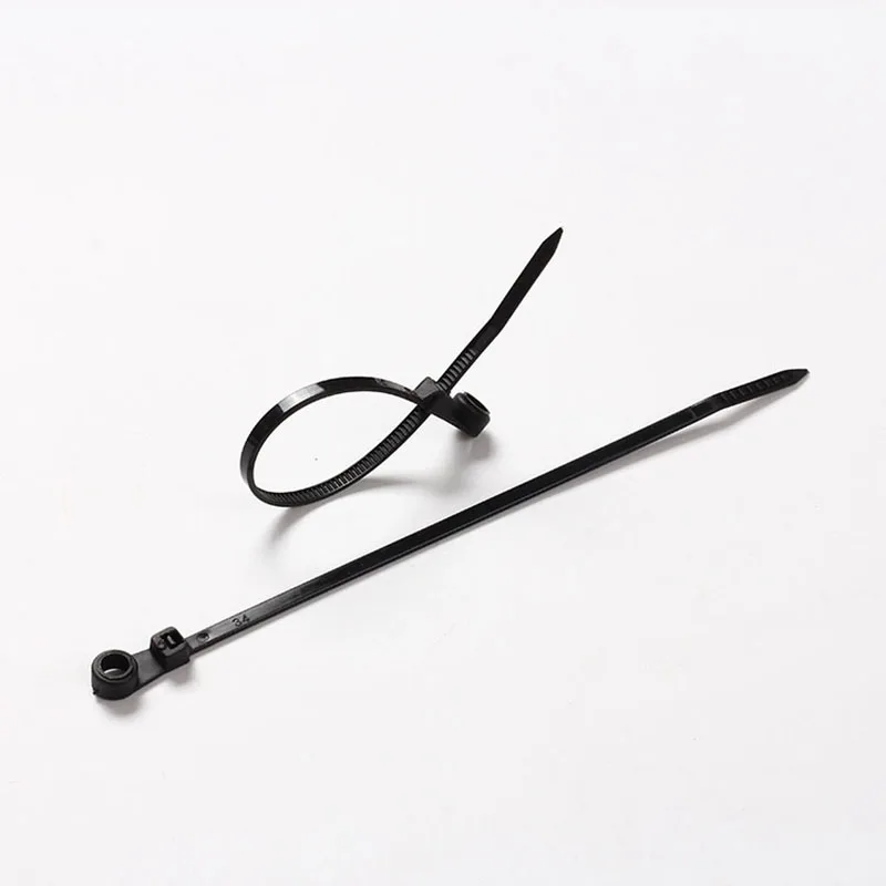 

CCZDSL 3.6*150 6inch 150mm Fixed Cable Tie Plastic Nylon Screw Mount Zip Cable Ties With Mounting Hole