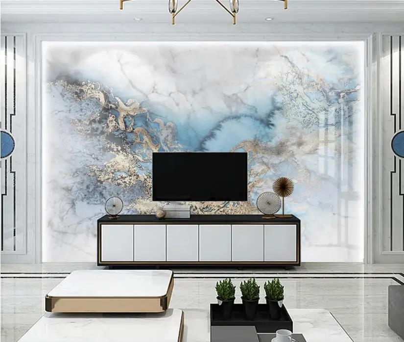 Beibehand-papel de parede com pedra personalizada, decoração