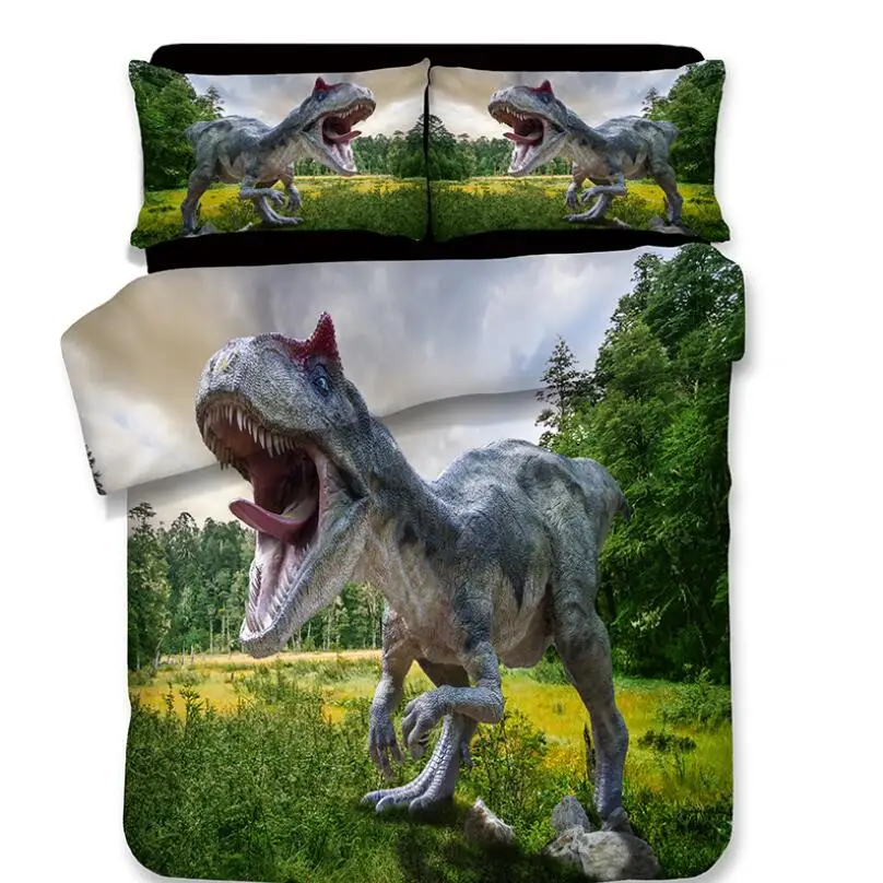 dinosaur print bedding