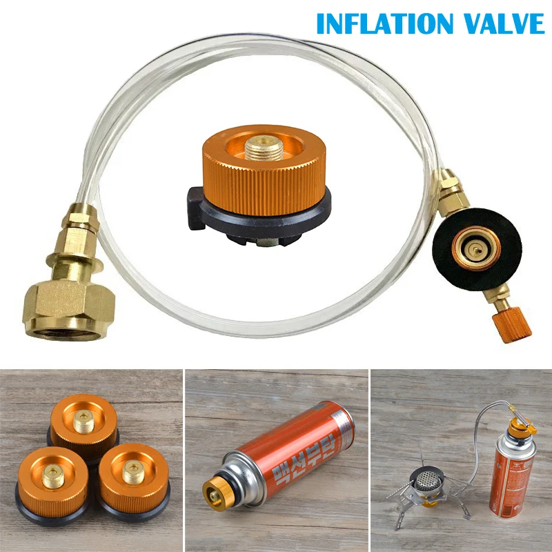

Hot Outdoor Gas Stove Propane Refill Adapter Flat Cylinder Tank Coupler for Camping FQ-ing