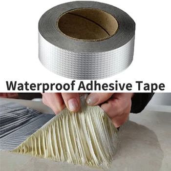 

3m Aluminum Foil Adhesive Tape Waterproof Duct Tape Super Repair Crack Thicken Butyl Waterproof Tape Home Renovation Tools