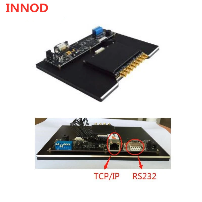 Система контроля доступа считыватель rfid-затворов Impinj R2000 чип 8 каналов uhf rfid считыватель писатель расстояние при чтении 1~ 35m Ethernet TCP/IP ttl uart