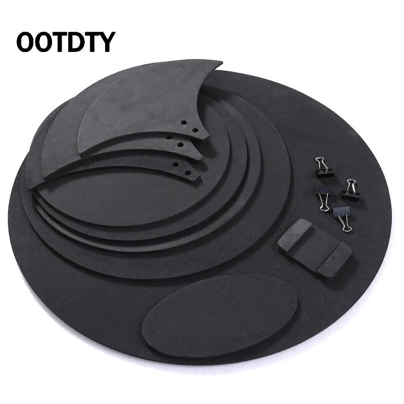 OOTDTY 10 шт. бас Snare барабаны звук офф Mute глушители для автомобиля барабанные резиновые тренировочные колодки комплект